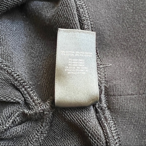 Aritzia Tna Airy Fleece Boyfriend 1/4 Zip Cropped Sweatshirt XS - Picture 10 of 10